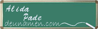 Alida Pade Visitenkarte